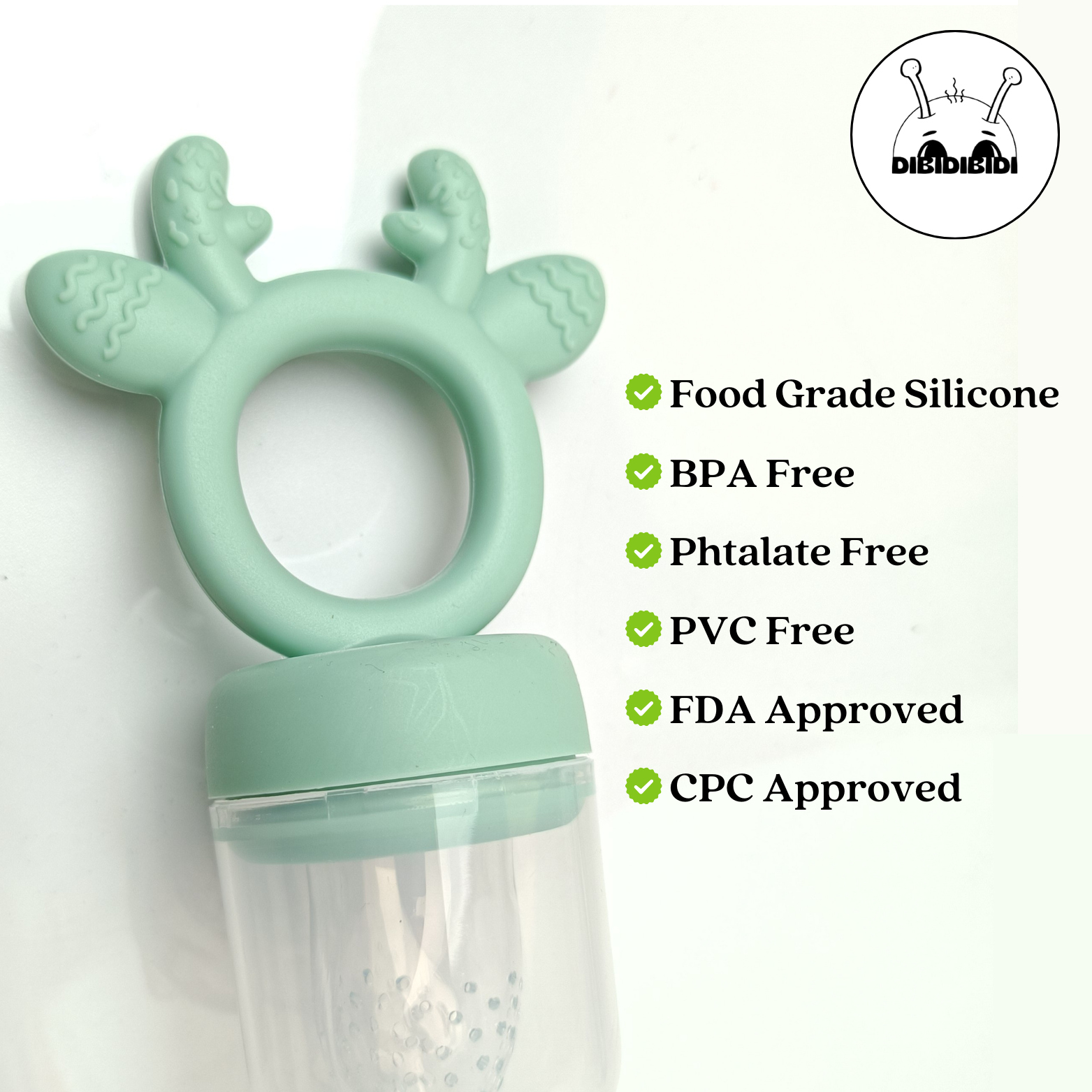 Dibidibidi 10 Pieces Baby Feeding Supplies Set - Soft Silicone