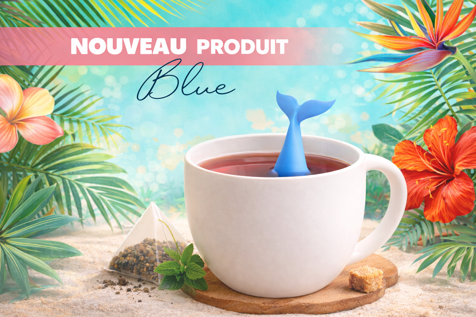 Blue - infuseur à thé en forme de baleine
