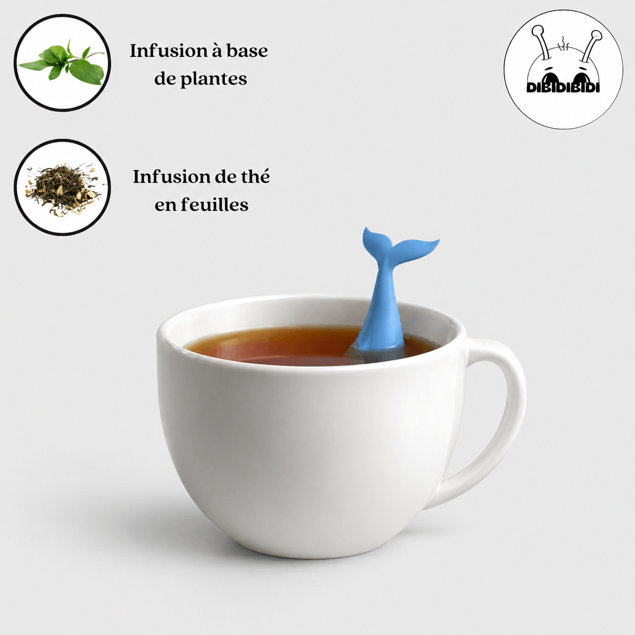 Idéal pour l'infusion de plantes et le thé en feuilles séchées