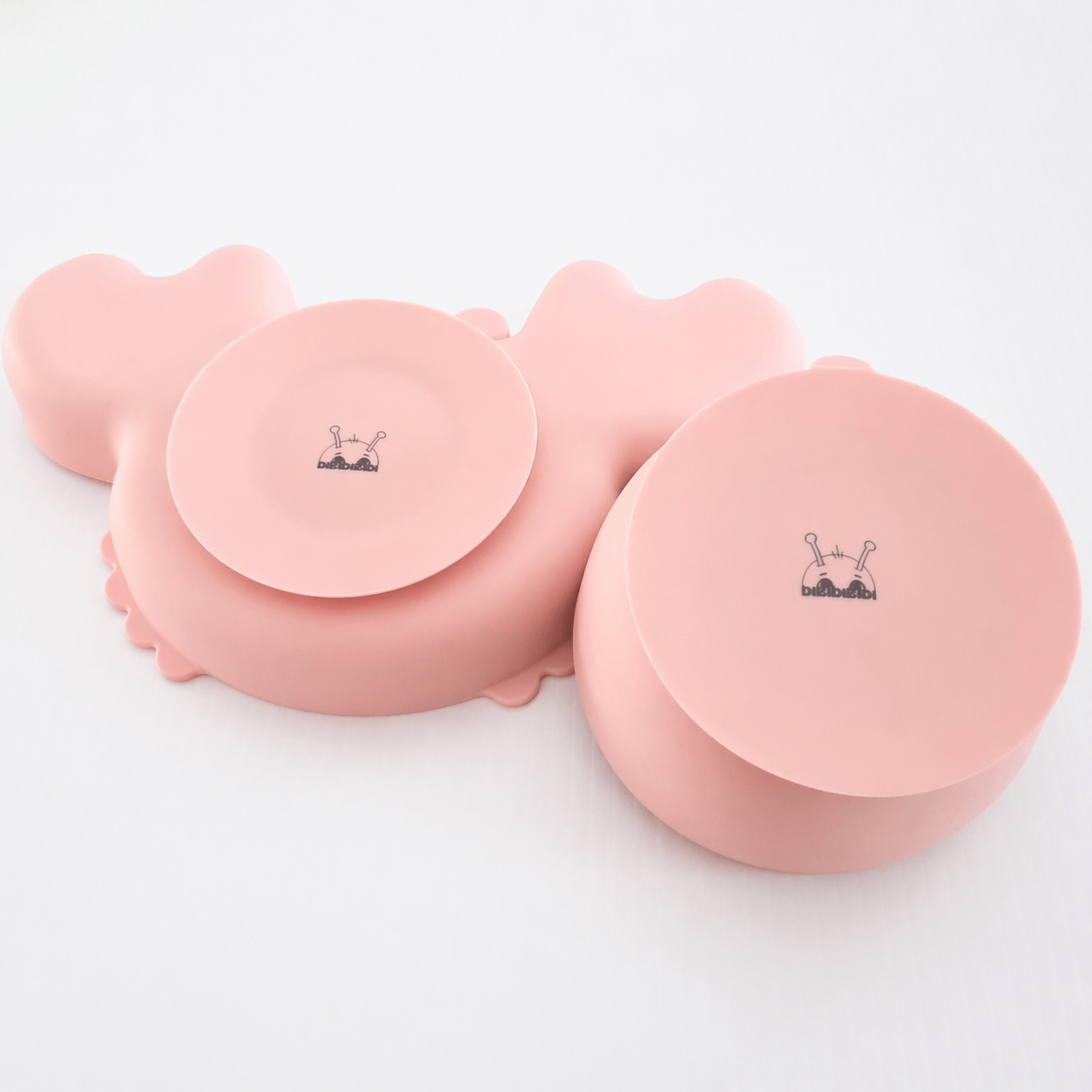 Bol et assiette à ventouse en silicone