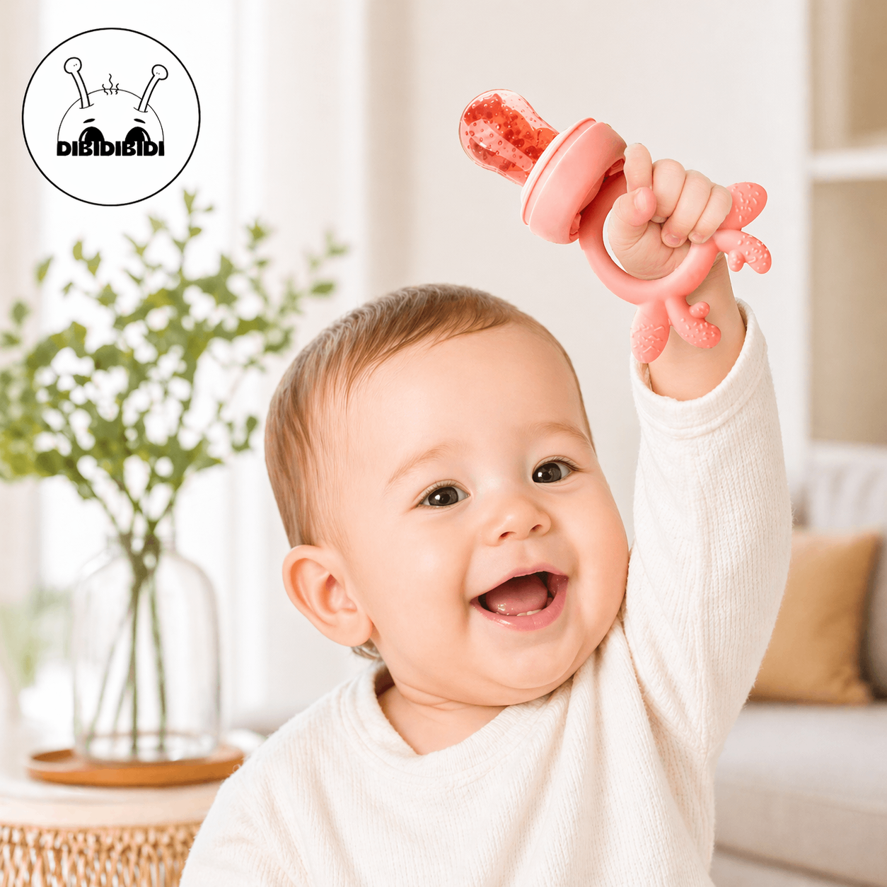 Ses petits trous de 2 mm garantissent une alimentation sécuritaire.