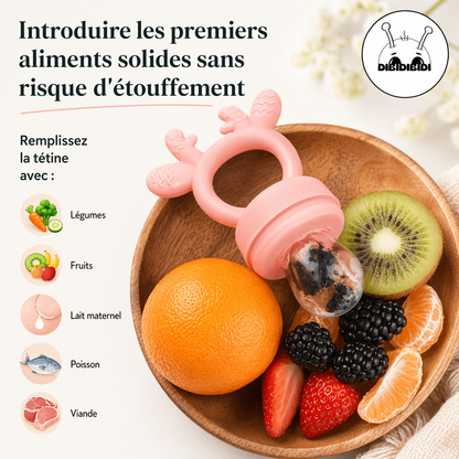 Introduire la nourriture solide au bébé sans risque d'étouffement